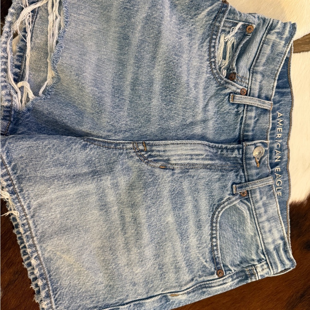 American Eagle Outfitters Light Blue Jean Shorts